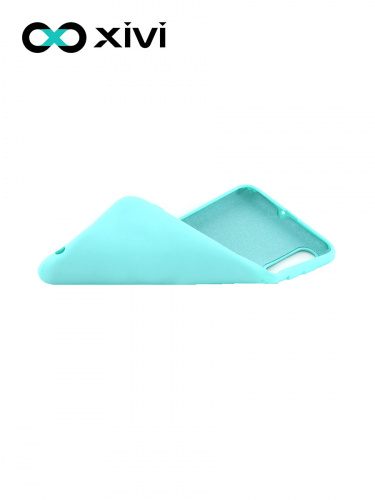 Накладка задняя Xivi для SAMSUNG Galaxy A50 A30S A50S, Silicon Case, силикон, матовая, №8, цвет голубой 6