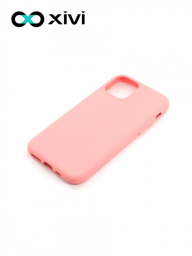 Накладка задняя Xivi для APPLE iPhone 11 Pro, Silicon Case, силикон, матовая, №19, цвет розовый 3