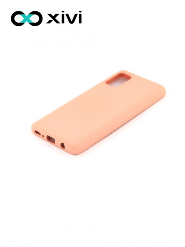 Накладка задняя Xivi для SAMSUNG Galaxy A41, Silicon Case, силикон, матовая, №39, цвет бежевый 3