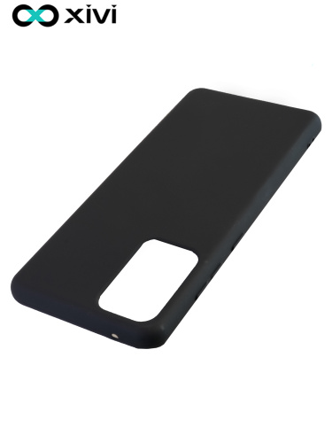 Накладка задняя Xivi для SAMSUNG  Galaxy A52, Silicon Case, силикон, матовая, №1, цвет чёрный (3)