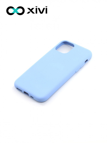 Накладка задняя Xivi для APPLE iPhone 11 Pro, Silicon Case, силикон, матовая, №42, цвет сиреневый 3