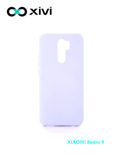 Накладка задняя Xivi для XIAOMI Redmi 9, Silicon Case, силикон, матовая, №11, цвет лавандовый 1
