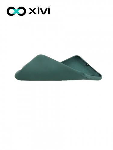 Накладка задняя Xivi для HUAWEI P30 Lite Nova 4E, Silicon Case, силикон, матовая, №46, цвет изумрудный 6