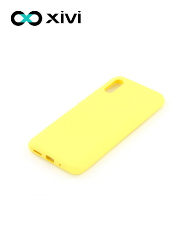 Накладка задняя Xivi для XIAOMI Redmi 9A, Silicon Case, силикон, матовая, №41, цвет жёлтый 3