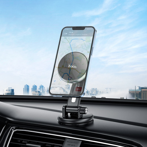 hoco-ca100-super-way-center-console-magnetic-car-holder-interior