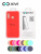Накладка задняя Xivi для HUAWEI P30 Lite Nova 4E, Silicon Case, силикон, матовая, №4, цвет морковный 5