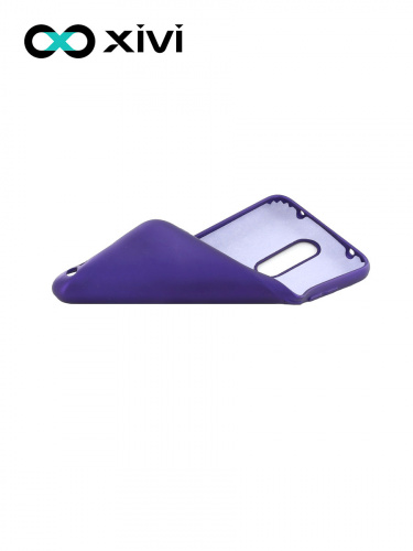 Накладка задняя Xivi для XIAOMI Redmi 8, Silicon Case, силикон, матовая, №17, цвет фиолетовый 6