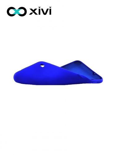 Накладка задняя Xivi для SAMSUNG Galaxy A10 A105, Silicon Case, силикон, матовая, №47, цвет синий 6
