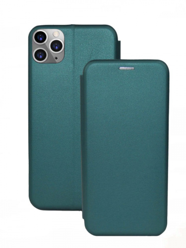 Чехол-книжка Xivi для APPLE iPhone 11 Pro Max, Fashion Case, на магните, экокожа, цвет зелёный 1