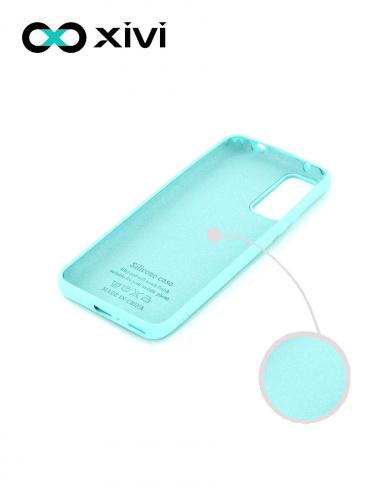Накладка задняя Xivi для HUAWEI Honor 30 , Silicon Case, силикон, матовая, №8, цвет голубой 2