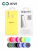 Накладка задняя Xivi для HUAWEI P30 Lite Nova 4E, Silicon Case, силикон, матовая, №41, цвет жёлтый 5