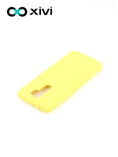 Накладка задняя Xivi для XIAOMI Redmi 9, Silicon Case, силикон, матовая, №41, цвет жёлтый 4