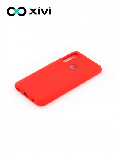 Накладка задняя Xivi для HUAWEI Y9 PRIME P SMART Z, Silicon Case, силикон, матовая, №4, цвет морковный 3