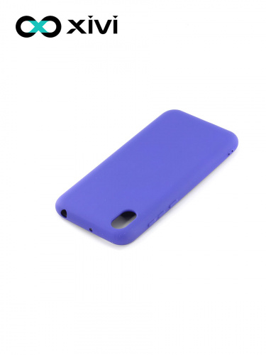 Накладка задняя Xivi для HUAWEI Y5 (2019) 8S, Silicon Case, силикон, матовая, №47, цвет синий 4