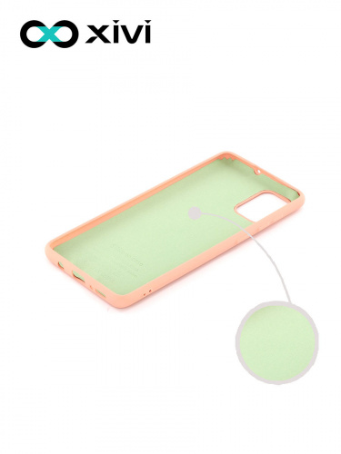 Накладка задняя Xivi для SAMSUNG Galaxy A31, Silicon Case, силикон, матовая, №39, цвет бежевый 2