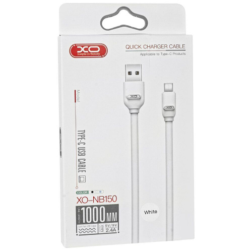kabel-xo-type-c-nb150-2.4a-1m-white-50037533642462