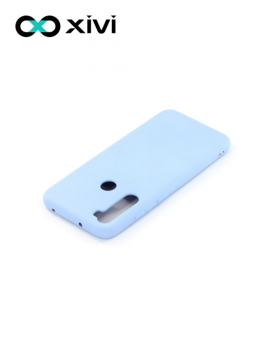 Накладка задняя Xivi для XIAOMI Redmi Note 8T, Silicon Case, силикон, матовая, №42, цвет сиреневый 4
