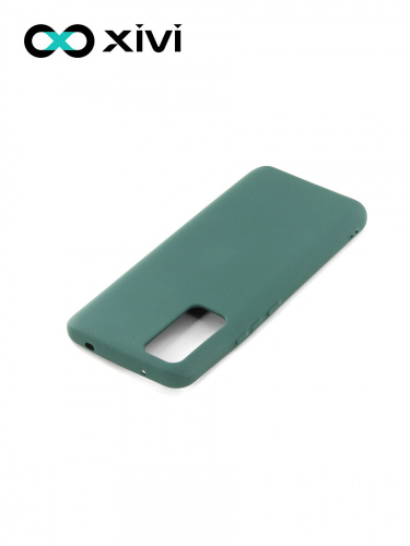 Накладка задняя Xivi для HUAWEI Honor 30 , Silicon Case, силикон, матовая, №46, цвет изумрудный 4