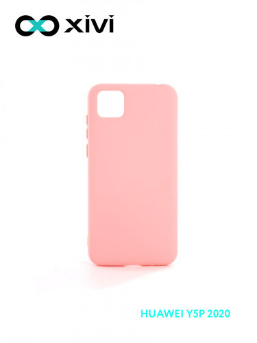 Накладка задняя Xivi для HUAWEI Y5P 2020 HONOR9S, Silicon Case, силикон, матовая, №19, цвет розовый 1