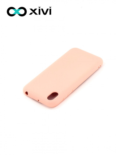 Накладка задняя Xivi для HUAWEI Y5 (2019) 8S, Silicon Case, силикон, матовая, №30, цвет розовый 4
