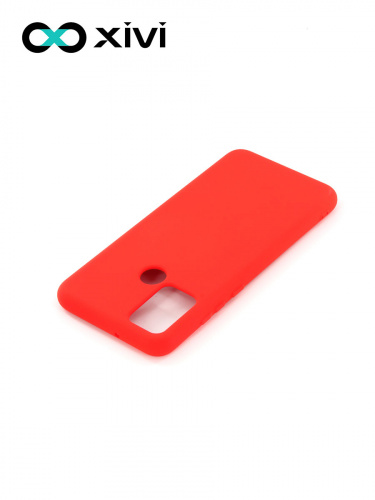 Накладка задняя Xivi для HUAWEI Honor 9A, Silicon Case, силикон, матовая, №4, цвет морковный 4