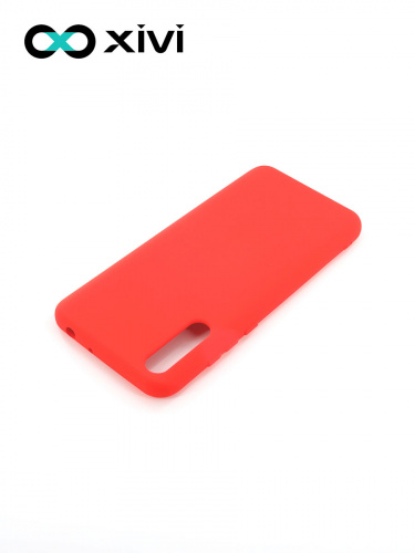 Накладка задняя Xivi для HUAWEI Y8P 2020 P SMART S, Silicon Case, силикон, матовая, №4, цвет морковный 4