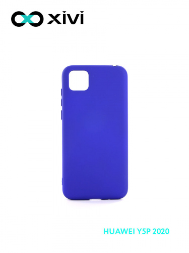 Накладка задняя Xivi для HUAWEI Y5P 2020 HONOR9S, Silicon Case, силикон, матовая, №47, цвет синий 1