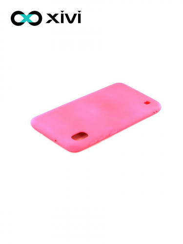 Накладка задняя Xivi для SAMSUNG Galaxy A10 A105, Silicon Case, силикон, матовая, №33, цвет розовый 4