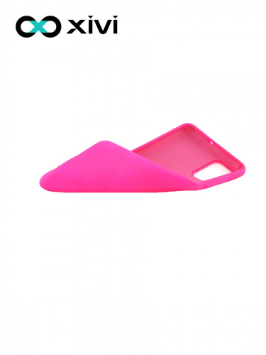 Накладка задняя Xivi для SAMSUNG Galaxy A51 5G, Silicon Case, силикон, матовая, №64, цвет фуксия 6