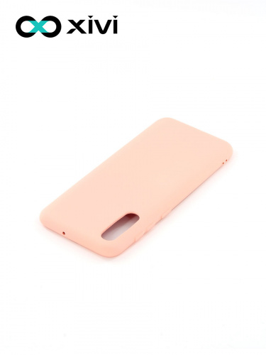 Накладка задняя Xivi для SAMSUNG Galaxy A50 A30S A50S, Silicon Case, силикон, матовая, №30, цвет розовый 4