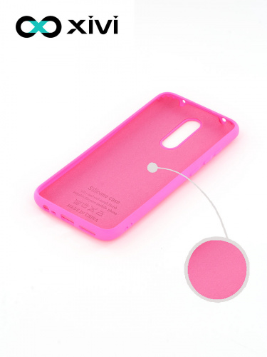 Накладка задняя Xivi для XIAOMI Redmi 8, Silicon Case, силикон, матовая, №33, цвет розовый 2