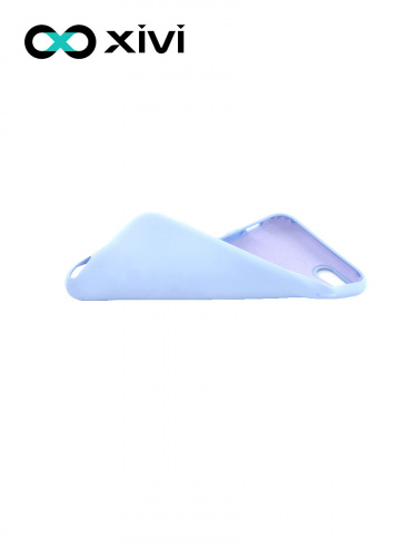Накладка задняя Xivi для APPLE iPhone 7 8 SE2, Silicon Case, силикон, матовая, №42, цвет сиреневый 6