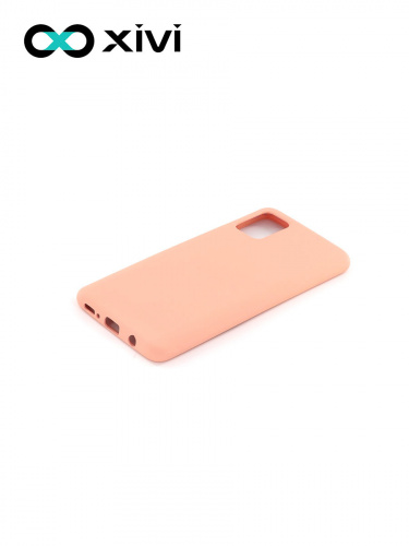 Накладка задняя Xivi для SAMSUNG Galaxy A51 5G, Silicon Case, силикон, матовая, №39, цвет бежевый 3