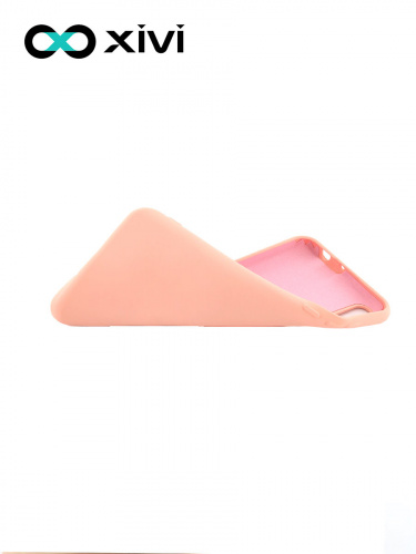 Накладка задняя Xivi для HUAWEI Y8P 2020 P SMART S, Silicon Case, силикон, матовая, №39, цвет бежевый 6