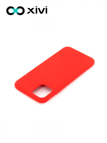 Накладка задняя Xivi для APPLE iPhone 11 Pro Max, Silicon Case, силикон, матовая, №4, цвет морковный 4