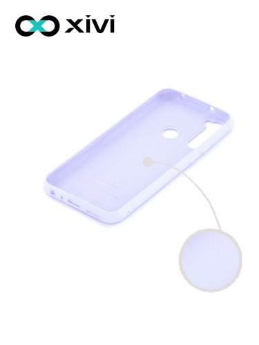 Накладка задняя Xivi для XIAOMI Redmi Note 8T, Silicon Case, силикон, матовая, №11, цвет лавандовый 2