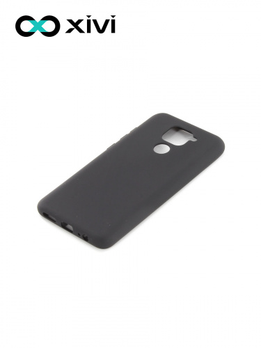 Накладка задняя Xivi для XIAOMI REDMI NOTE 9, Silicon Case, силикон, матовая, №1, цвет чёрный 3