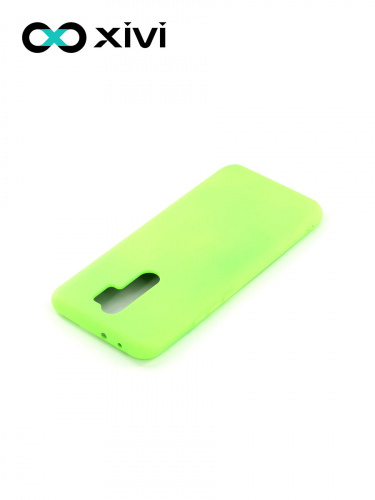 Накладка задняя Xivi для XIAOMI Redmi 9, Silicon Case, силикон, матовая, №61, цвет салатовый 4