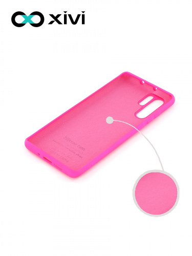 Накладка задняя Xivi для HUAWEI P30 Pro, Silicon Case, силикон, матовая, №64, цвет фуксия 2