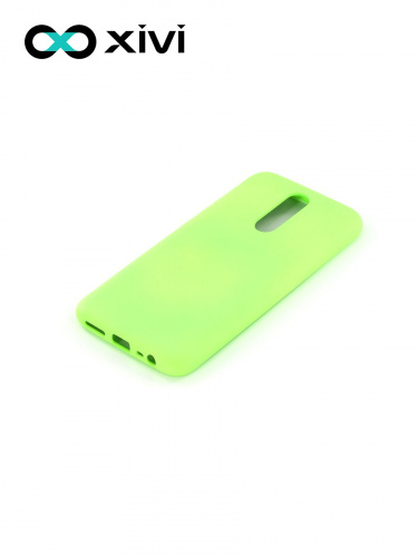 Накладка задняя Xivi для XIAOMI Redmi 8, Silicon Case, силикон, матовая, №61, цвет салатовый 3