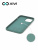 Накладка задняя Xivi для APPLE iPhone 12 6.7, Silicon Case, силикон, матовая, №46, цвет изумрудный 2