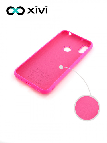 Накладка задняя Xivi для HUAWEI Y6 PRIME 2019 Y6S, Silicon Case, силикон, матовая, №33, цвет розовый 2