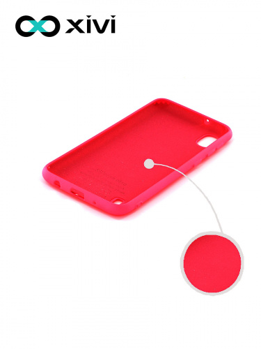 Накладка задняя Xivi для SAMSUNG Galaxy A10 A105, Silicon Case, силикон, матовая, №64, цвет  фуксия 2