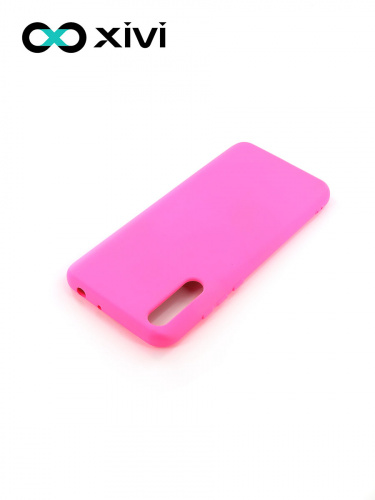 Накладка задняя Xivi для HUAWEI Y8P 2020 P SMART S, Silicon Case, силикон, матовая, №33, цвет розовый 4