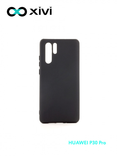 Накладка задняя Xivi для HUAWEI P30 Pro, Silicon Case, силикон, матовая, №1, цвет чёрный 1