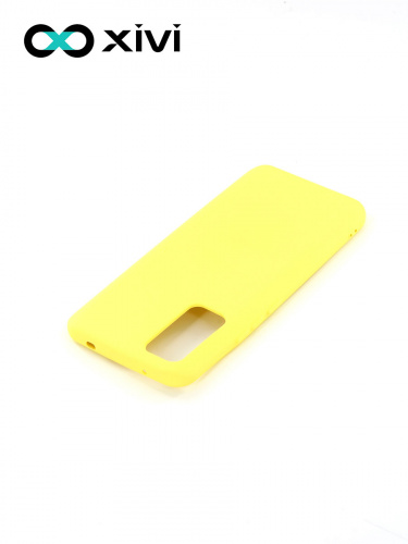 Накладка задняя Xivi для HUAWEI Honor 30 , Silicon Case, силикон, матовая, №41, цвет жёлтый 4