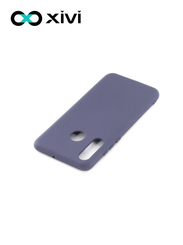 Накладка задняя Xivi для HUAWEI P30 Lite Nova 4E, Silicon Case, силикон, матовая, №2, цвет индиго, тёмный 4