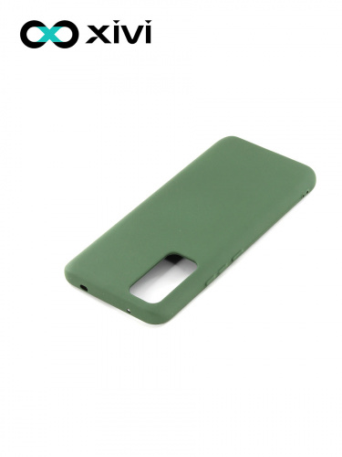 Накладка задняя Xivi для HUAWEI Honor 30 , Silicon Case, силикон, матовая, №59, цвет темно-зеленый 4