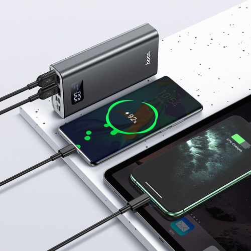 hoco-j46a-star-ocean-mobile-power-bank-20000mah-charging-metal-gray