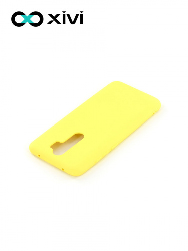 Накладка задняя Xivi для XIAOMI REDMI NOTE 8 PRO, Silicon Case, силикон, матовая, №41, цвет жёлтый 4